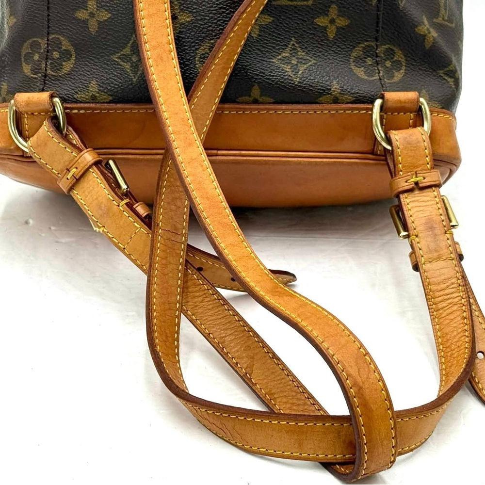 Louis Vuitton Classic Monogram Tan Backpack MM - Picture 6 of 16